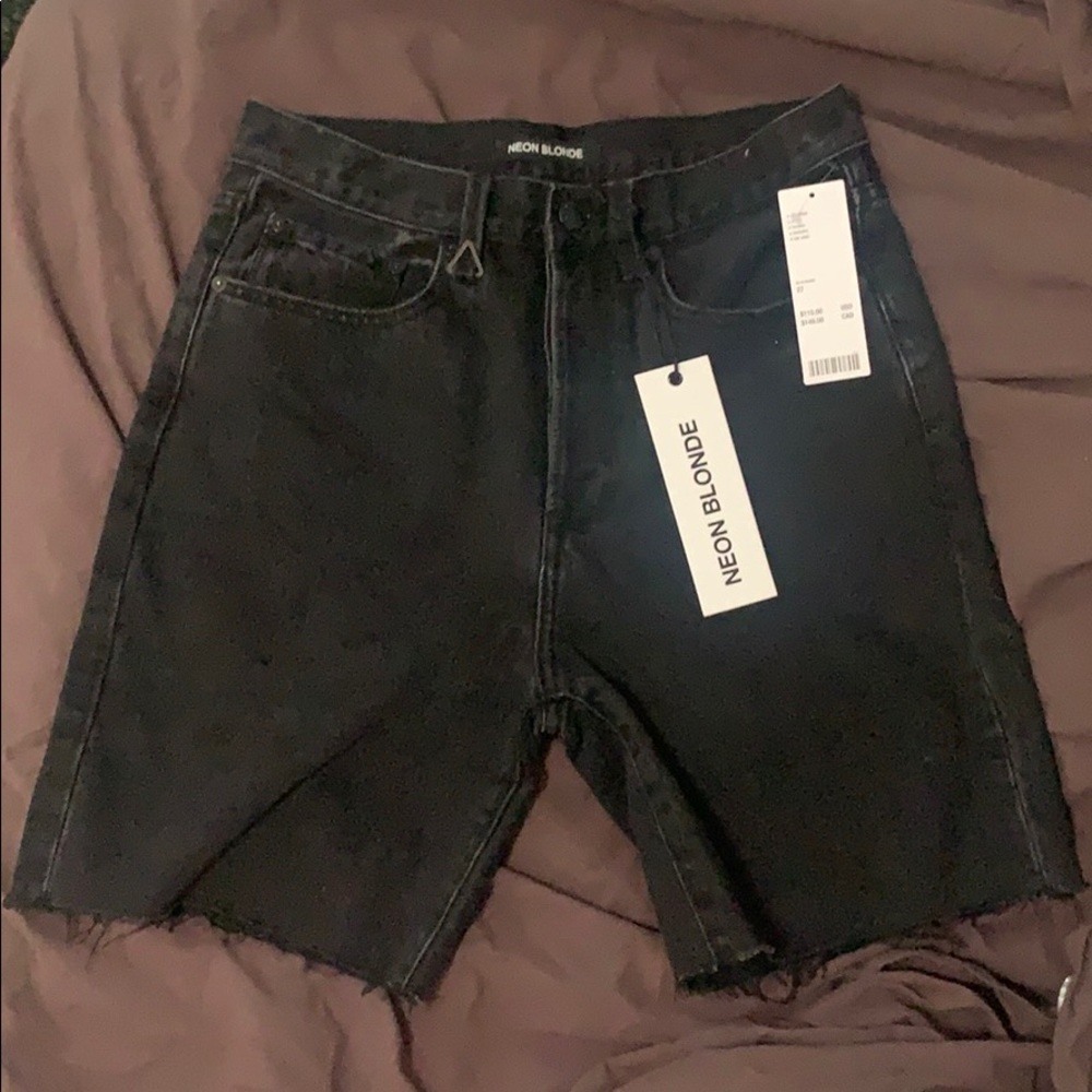 Neon Blonde Siren Bermuda Shorts